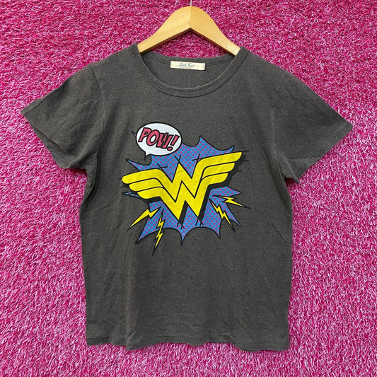 Wonder Woman Logo Pow Classic Comic Book Aesthetic T-Shirt Small