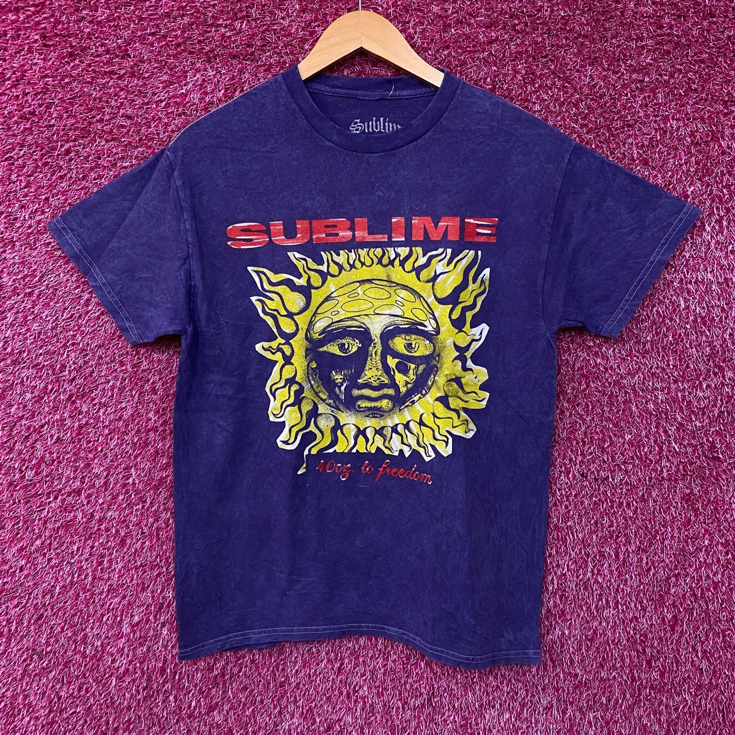 Sublime 40 Oz. To Freedom Sun Logo Graphic T-Shirt Medium