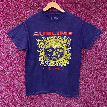 Sublime 40 Oz. To Freedom Sun Logo Graphic T-Shirt Medium