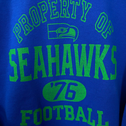 Junk Food Clothing Seattle Seahawks NFL Crewneck Sweatshirt Small