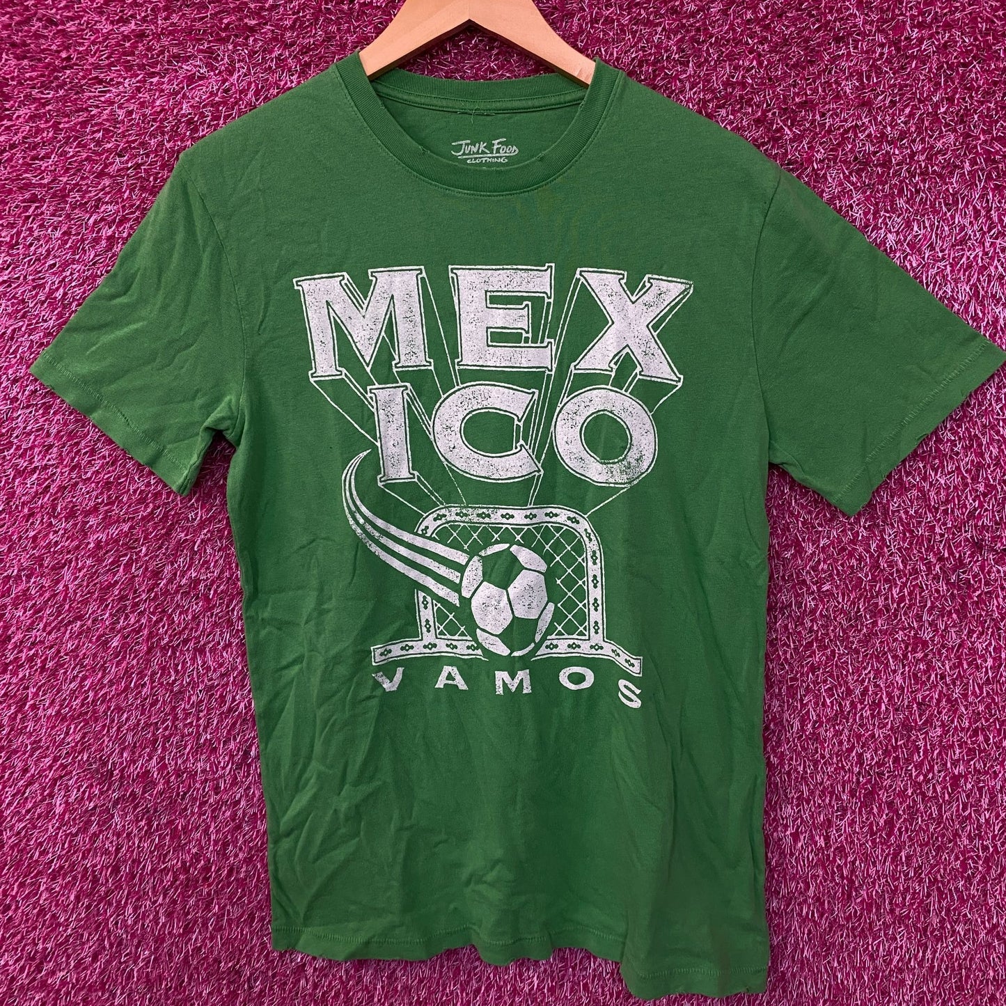 Junk Food Clothing Vamos Mexico Retro Style Tee Small