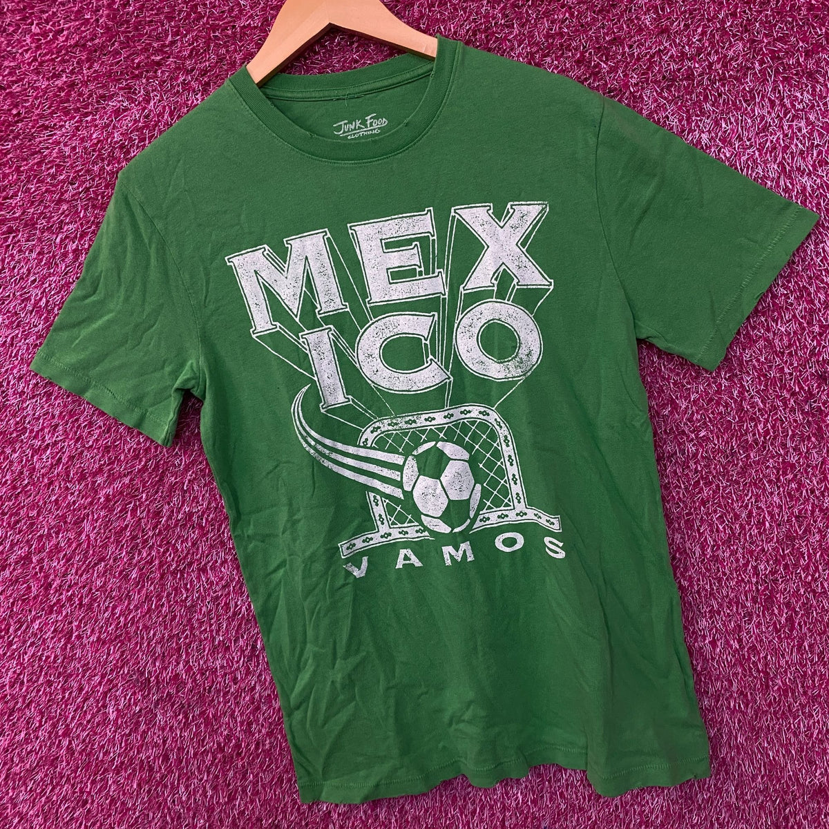 Junk Food Clothing Vamos Mexico Retro Style Tee Small