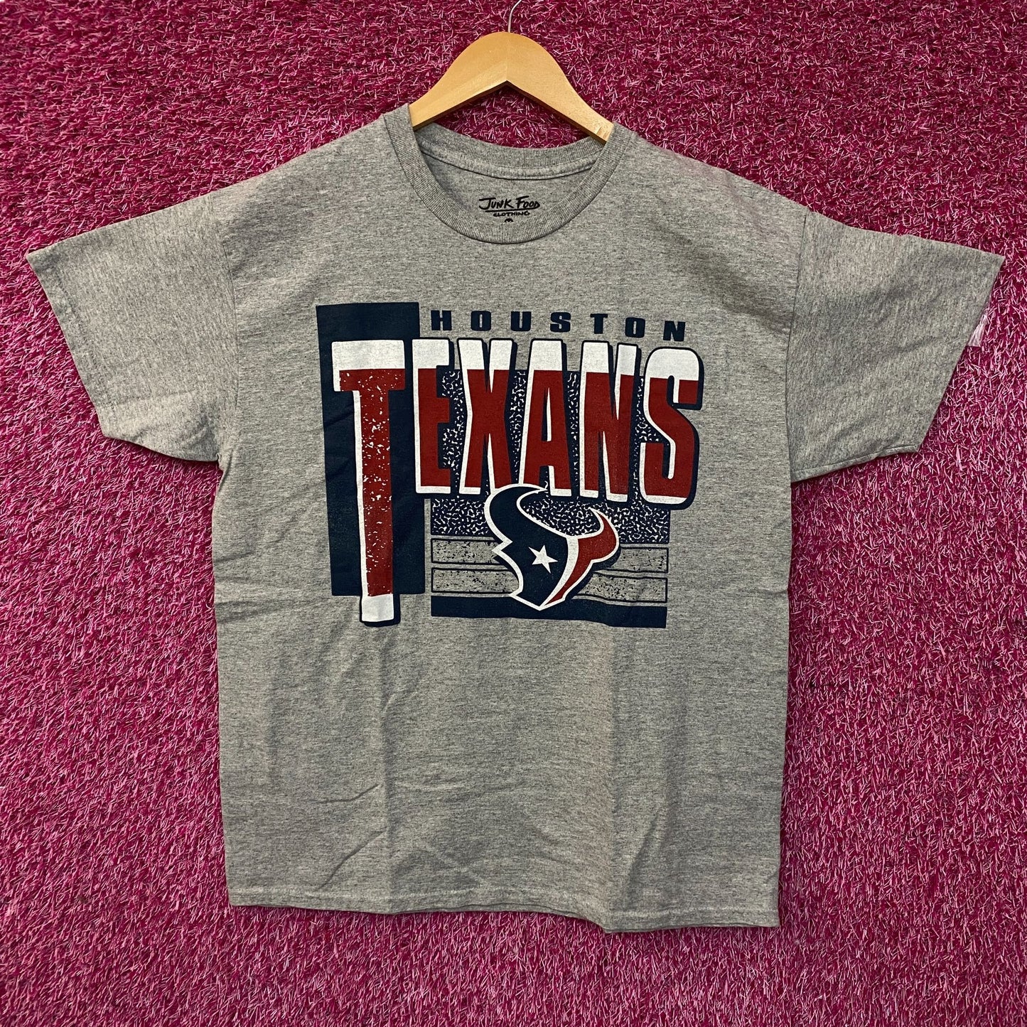 Junk Food Clothing NFL Houston Texans Complete T-Shirt Medium