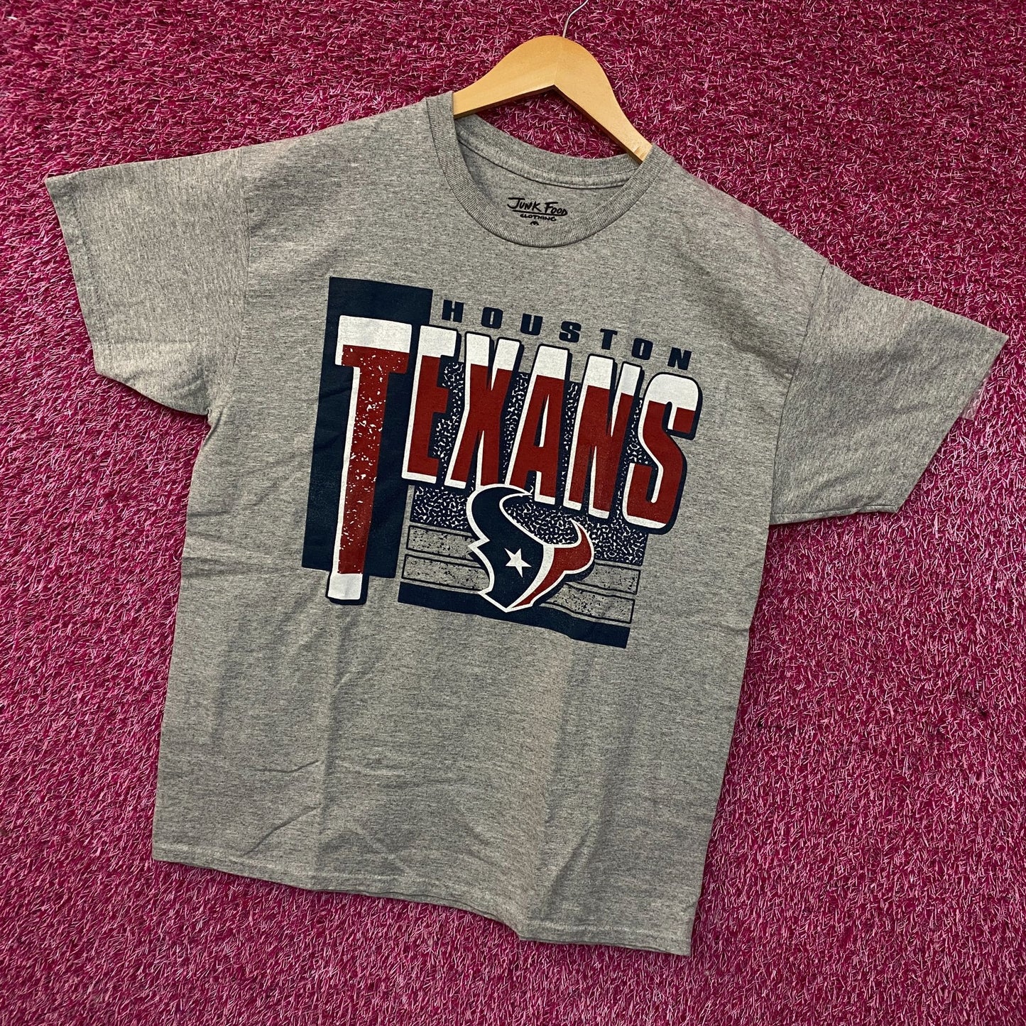 Junk Food Clothing NFL Houston Texans Complete T-Shirt Medium