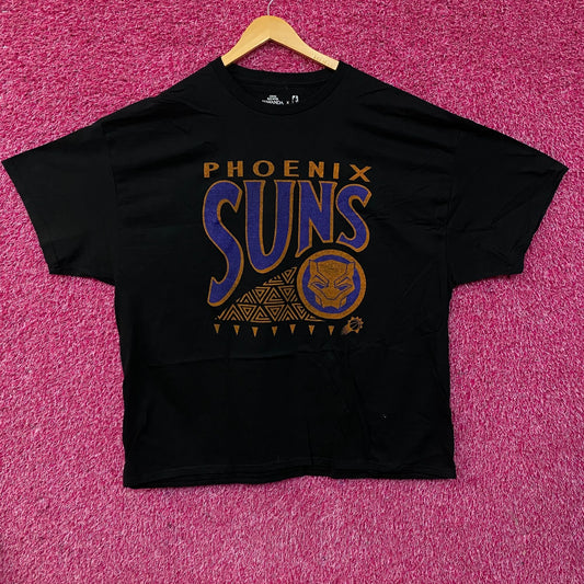 Junk Food Phoenix Suns NBA x Marvel Black Panther Wakanda Forever T-Shirt 3XL