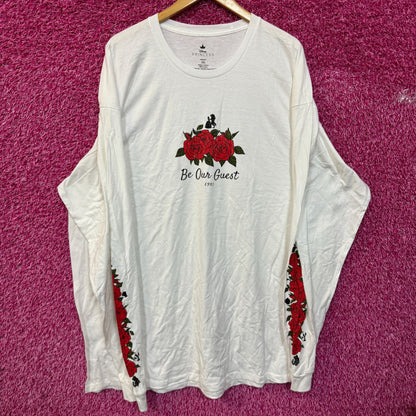 Beauty and the Beast Be Our Guest l/s Tshirt size 2XL