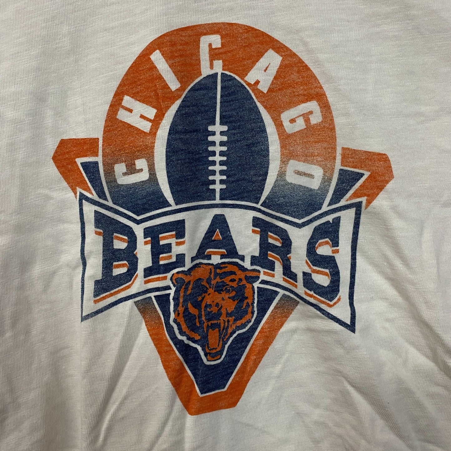 Junk Food Clothing Women's NFL Chicago Bears Mock Neck Crop Tee XS