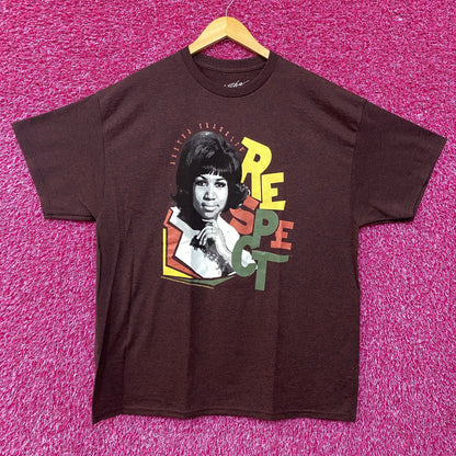 Aretha Franklin Queen Of Soul Respect T-Shirt XL