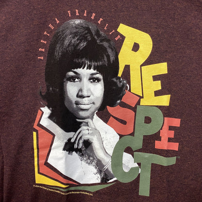 Aretha Franklin Queen Of Soul Respect T-Shirt XL