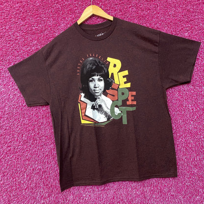 Aretha Franklin Queen Of Soul Respect T-Shirt XL