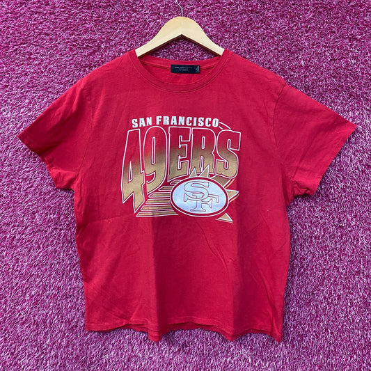 Junk Food NFL San Francisco 49ers Women Red Short top XL