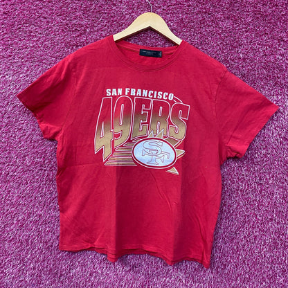 Junk Food NFL San Francisco 49ers Women Red Short top XL