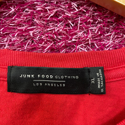 Junk Food NFL San Francisco 49ers Women Red Short top XL