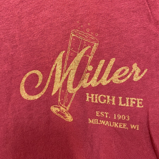 Junk Food Clothing Miller High Life Sportsman's Club T-Shirt Small