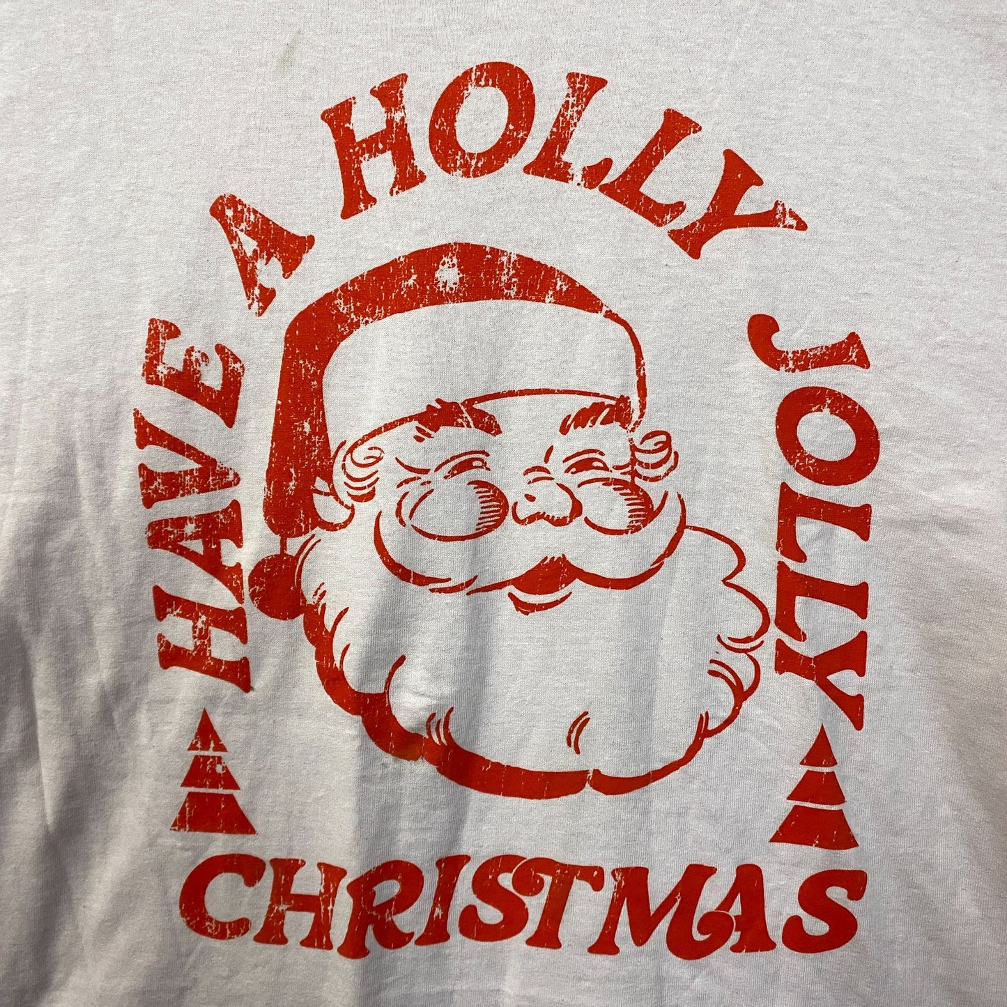 Santa Claus Jolly Christmas Vintage Style Pink T-Shirt XL