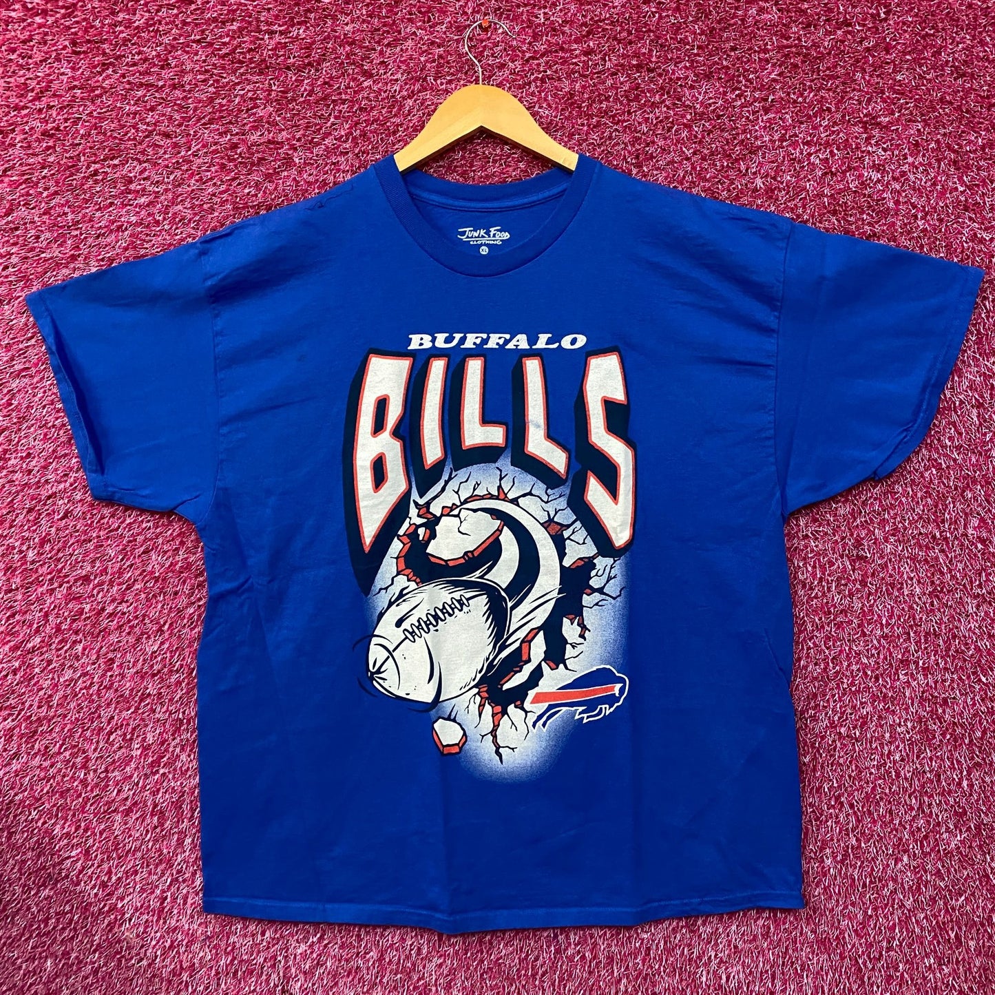 Junk Food NFL Buffalo Bills Blue Logo T-Shirt XL