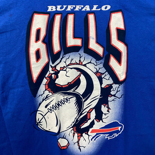 Junk Food NFL Buffalo Bills Blue Logo T-Shirt XL