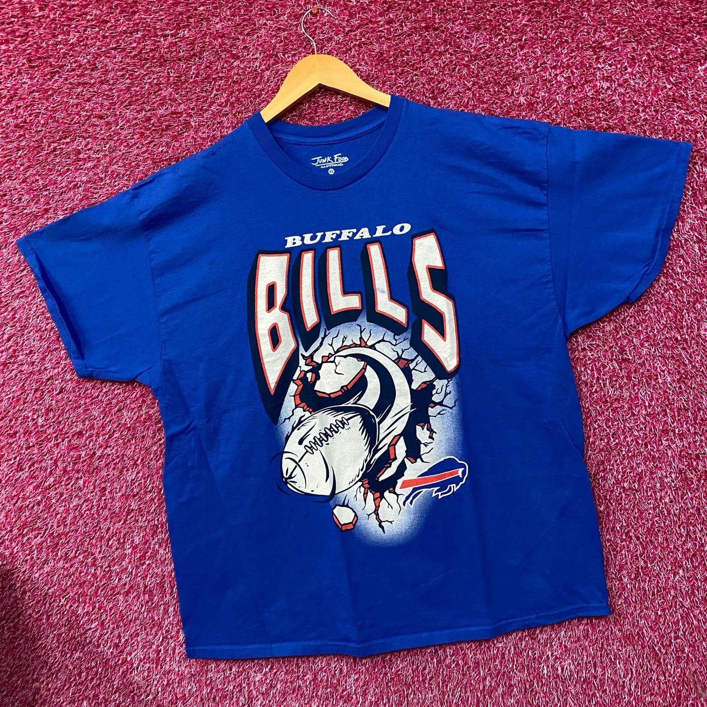 Junk Food NFL Buffalo Bills Blue Logo T-Shirt XL
