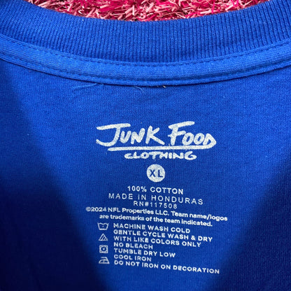 Junk Food NFL Buffalo Bills Blue Logo T-Shirt XL