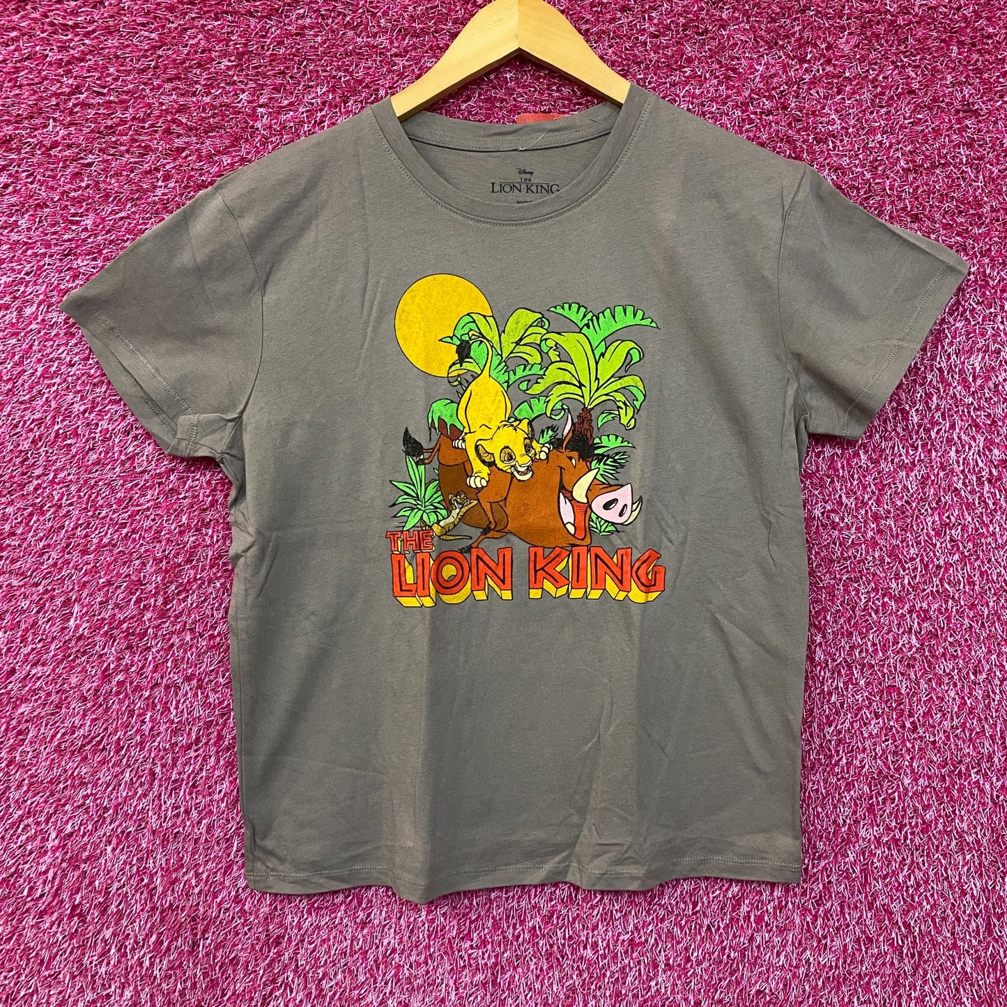 Disney The Lion King Timon , Pumbaa & Simba Animated Movie T-Shirt Large