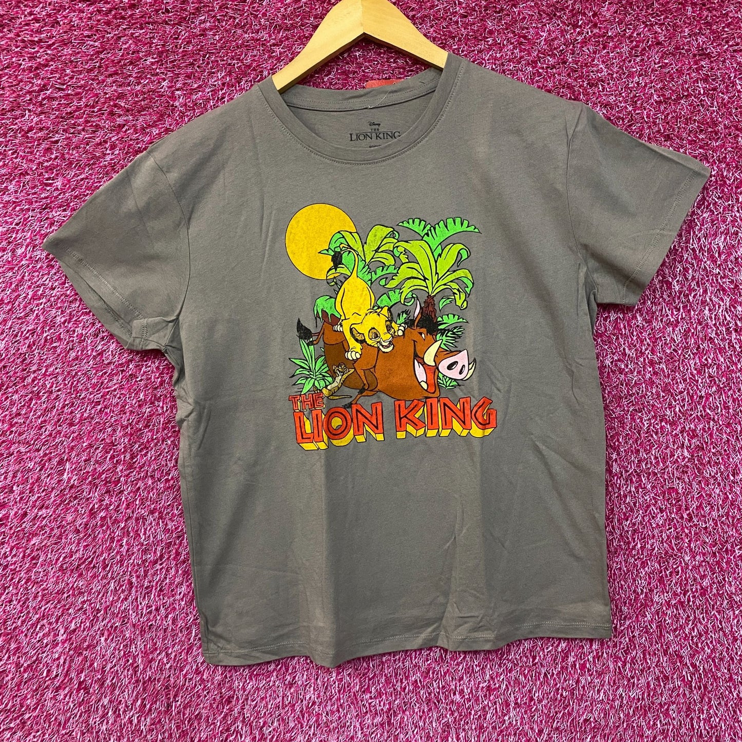 Disney The Lion King Timon , Pumbaa & Simba Animated Movie T-Shirt Large