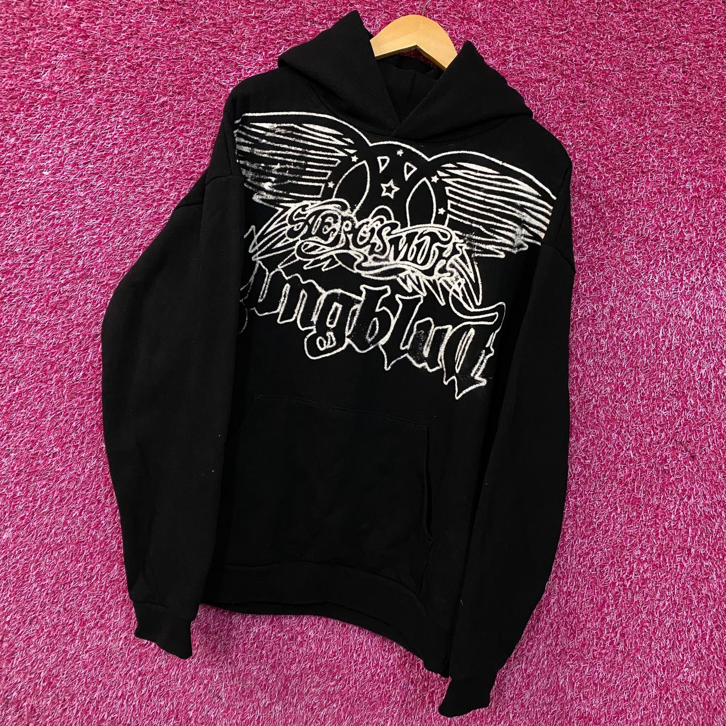 Aerosmith & YUNGBLUD One More Time Oversized Hoodie XL