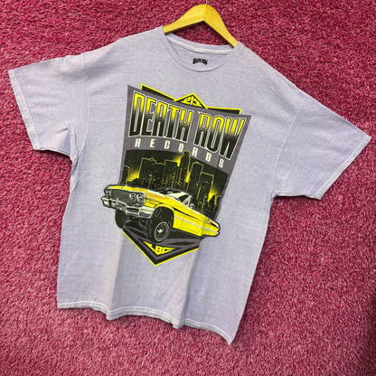 Death Row Records LBC Low Rider Rap Record Label Tee 1X/2X