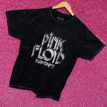 Pink Floyd Europe 77 Mineral wash Rock Tshirt size Large