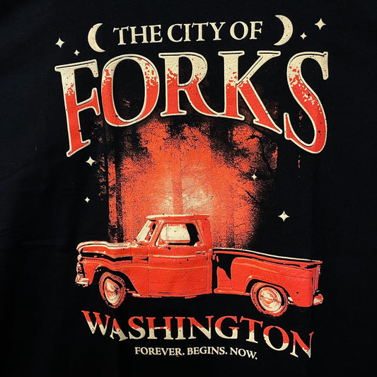 Twilight The City of Forks Washington T-Shirt XL