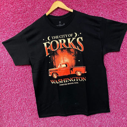 Twilight The City of Forks Washington T-Shirt XL