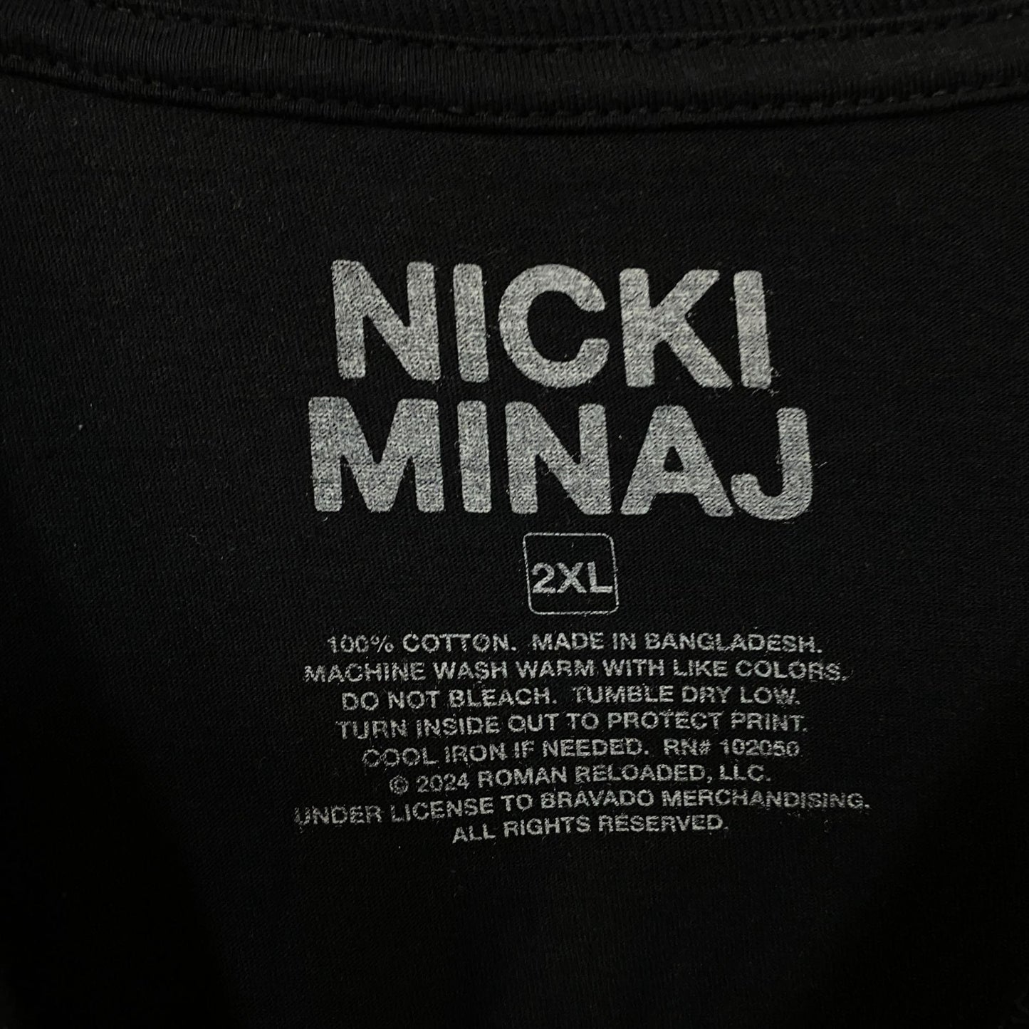 Nicki Minaj Pink Friday 2 Album Cover Graphic T-Shirt 2XL