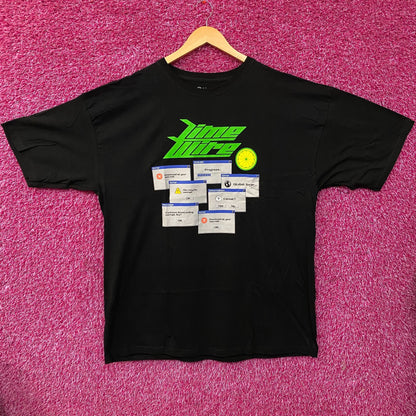 LimeWire "Download at Your Own Risk" Graphic T-Shirt 2XL