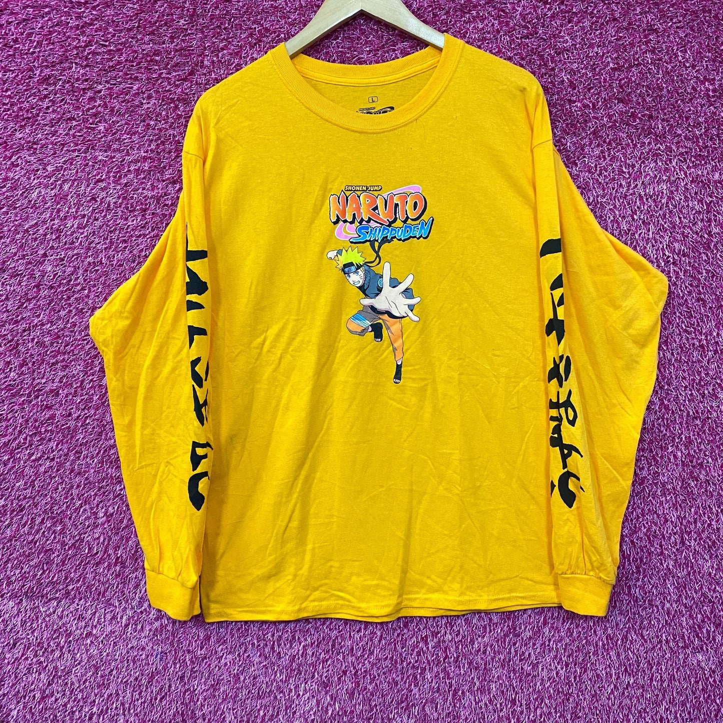 Naruto Shippuden Naruto Uzumaki long Sleeve Anime T-Shirt large