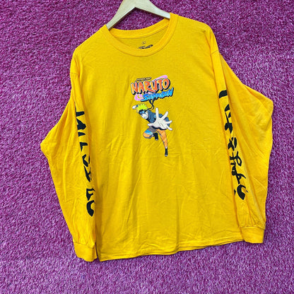 Naruto Shippuden Naruto Uzumaki long Sleeve Anime T-Shirt large