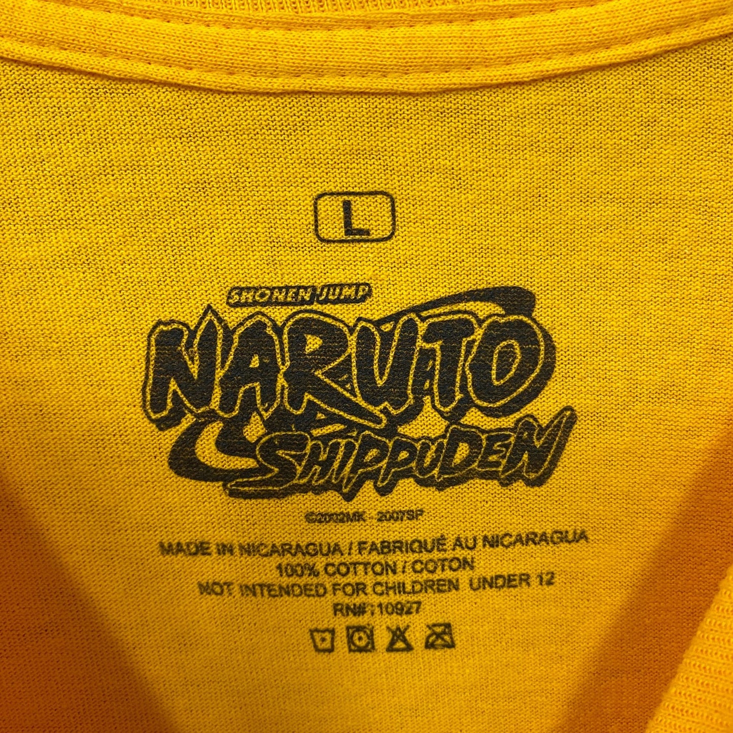 Naruto Shippuden Naruto Uzumaki long Sleeve Anime T-Shirt large