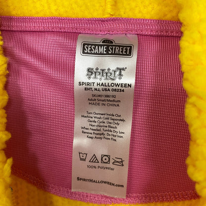 Sesame Street Big Bird Hooded Pajama Onesie S/M