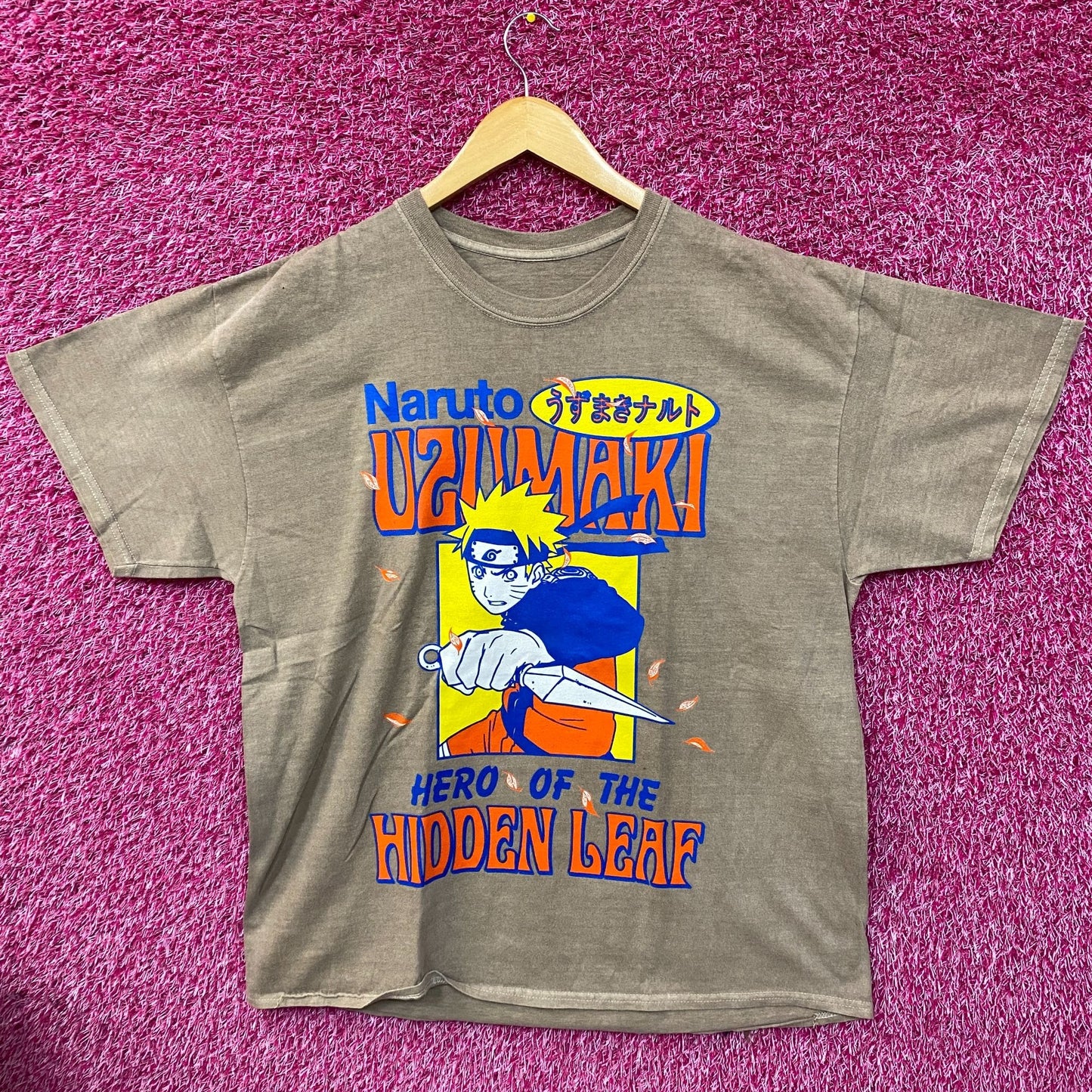 Naruto Uzumaki Hero Of The Hidden Leaf Anime T-Shirt XL
