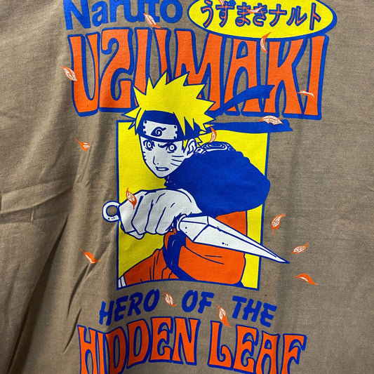 Naruto Uzumaki Hero Of The Hidden Leaf Anime T-Shirt XL