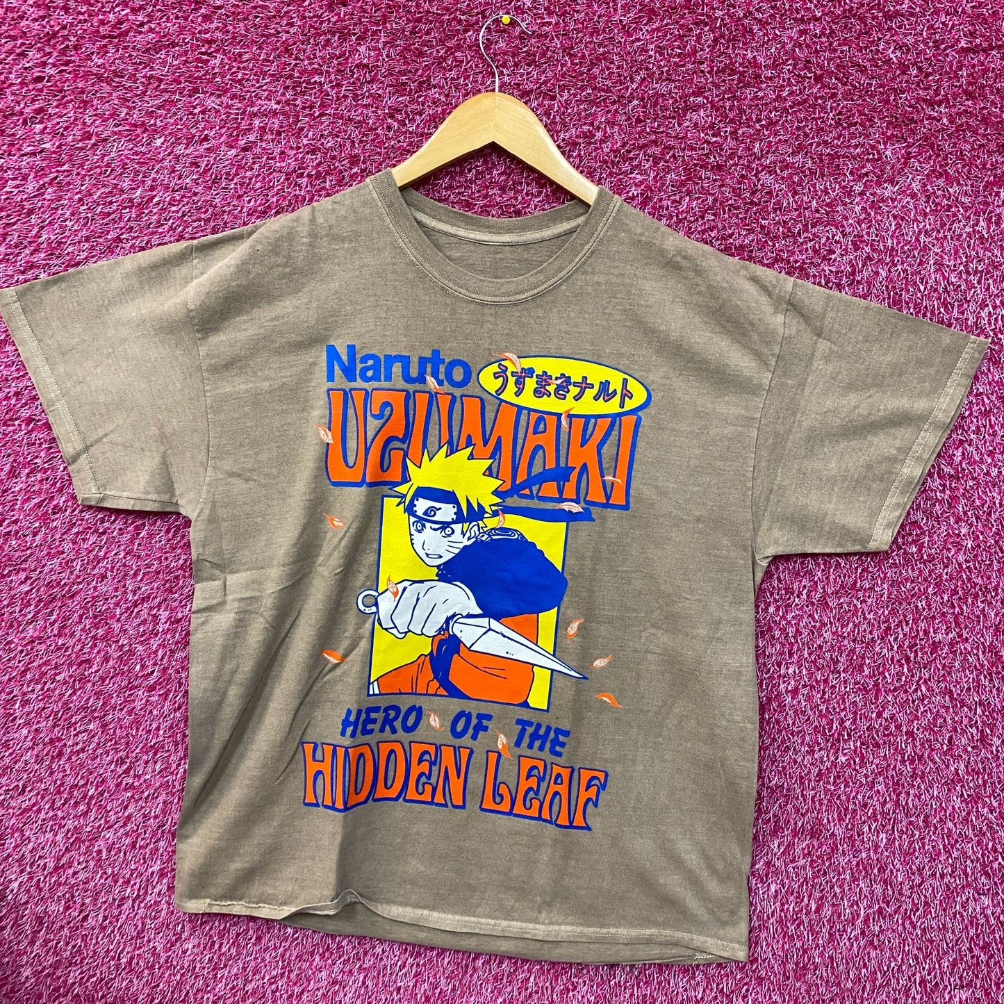 Naruto Uzumaki Hero Of The Hidden Leaf Anime T-Shirt XL