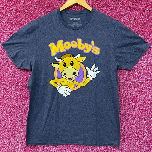 Mooby's the Golden Cow Restaurant logo Graphic Design T-Shirt Large