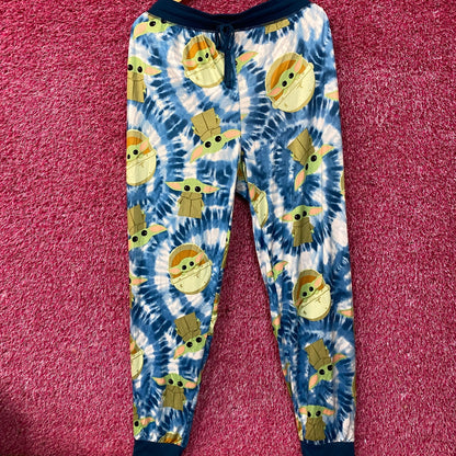 Star Wars The Mandalorian Grogu All-Over Print Tie-Dye Pattern Lounge pants XL