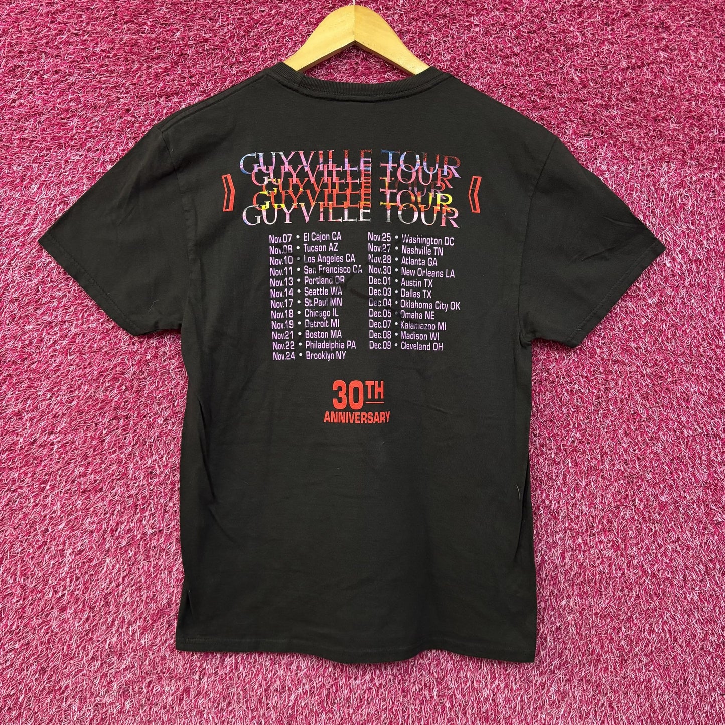 Liz Phair Guyville Tour 30th Anniversary Black T-Shirt Small
