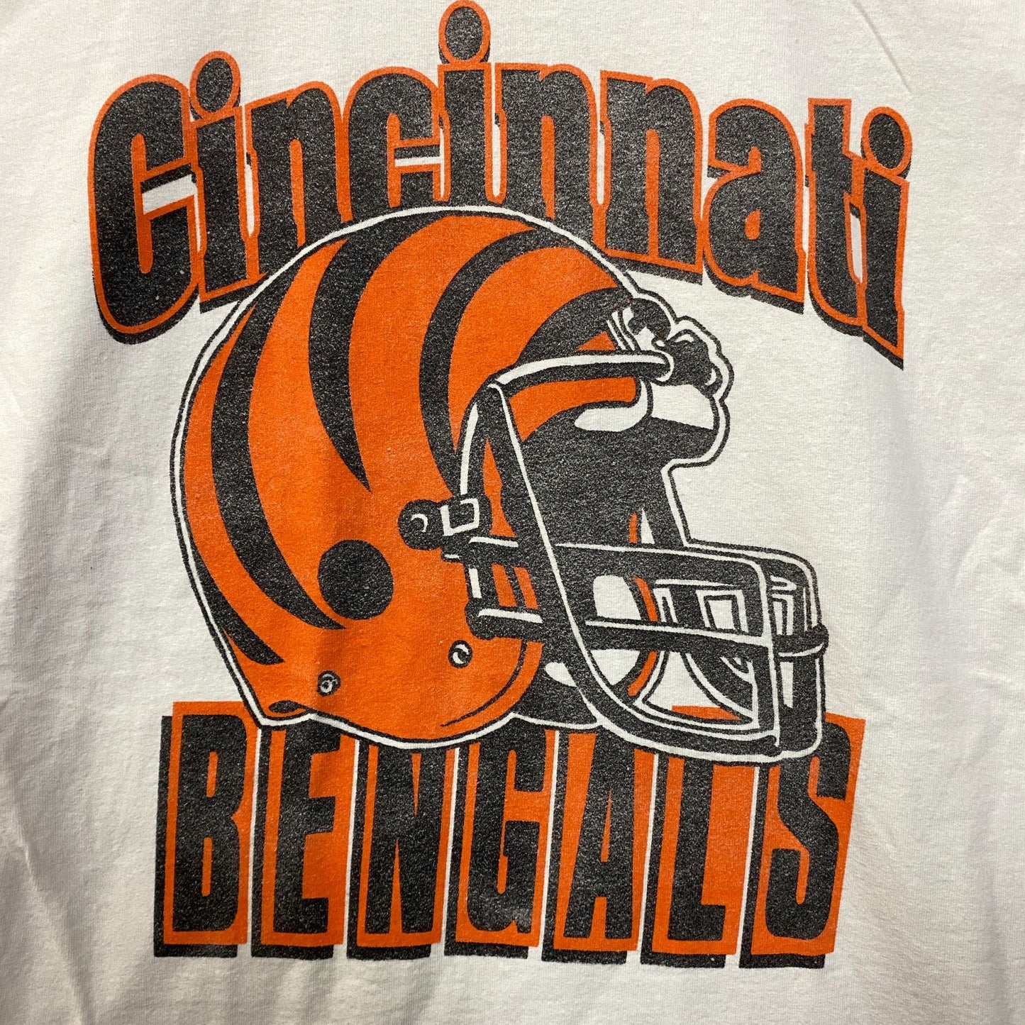 Junk Food Clothing NFL Cincinnati Bengals Helmet Logo T-Shirt Small