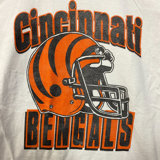Junk Food Clothing NFL Cincinnati Bengals Helmet Logo T-Shirt Small