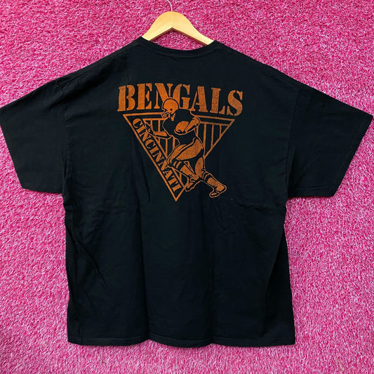 Junk Food Clothing Cincinnati Bengals Drive Graphic T-Shirt XL