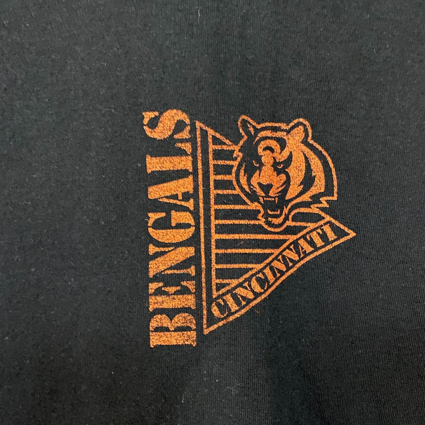 Junk Food Clothing Cincinnati Bengals Drive Graphic T-Shirt XL