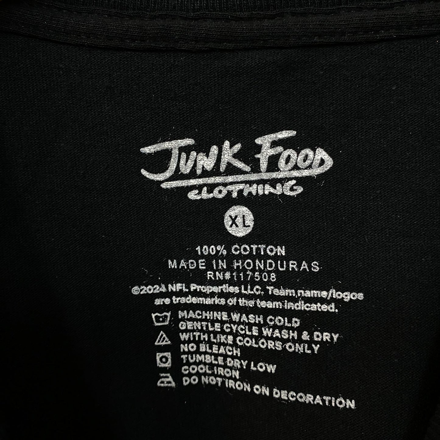 Junk Food Clothing Cincinnati Bengals Drive Graphic T-Shirt XL