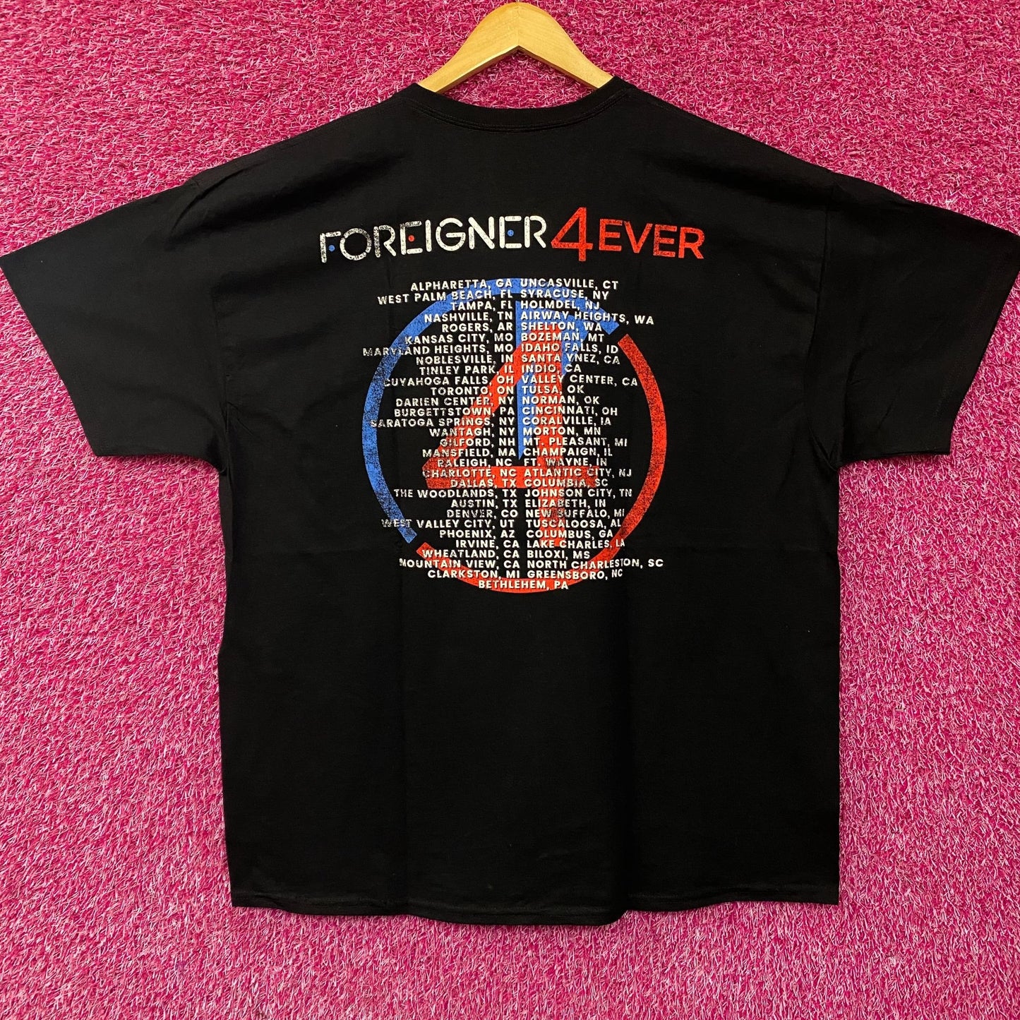 Foreigner Since 1977 Farewell Eagle Graphic Design T-Shirt 1X