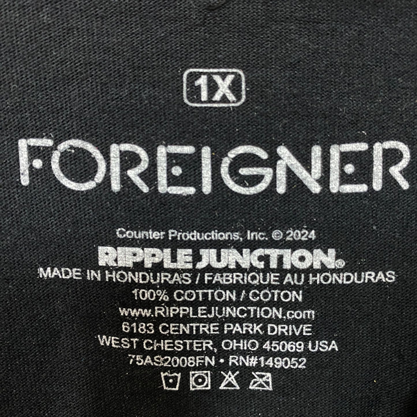 Foreigner Since 1977 Farewell Eagle Graphic Design T-Shirt 1X