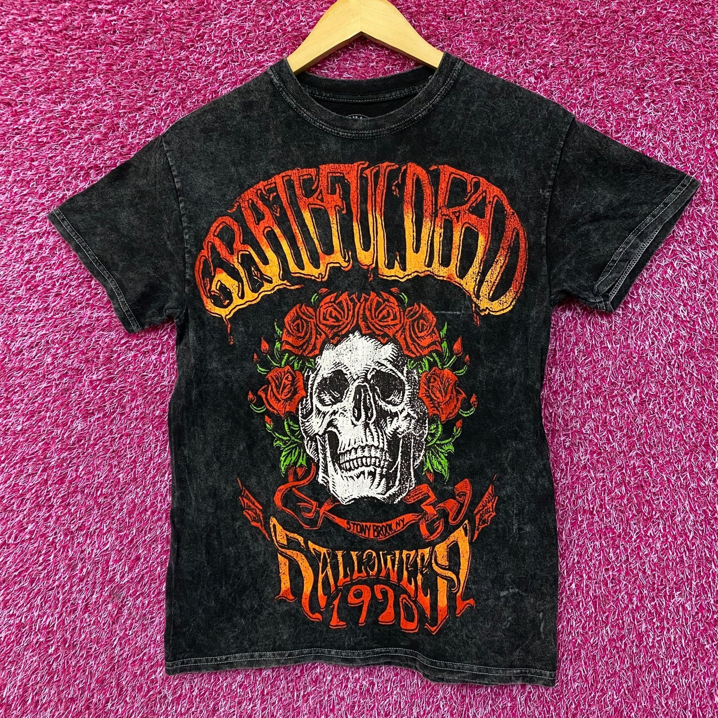 Grateful Dead Halloween 1970 Rock Band Mineral Wash T-Shirt Small